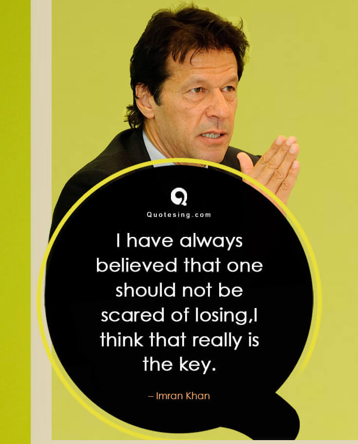 Inspirational Imran Khan quotes on success
