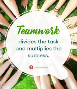 Teamwork quotes for work & Funny teamwork quotes